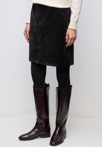 STREET ONE Skirt 'Chenille' in Black: front