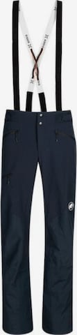 MAMMUT Regular Outdoor Pants ' Eisfeld Guide So ' in Blue: front