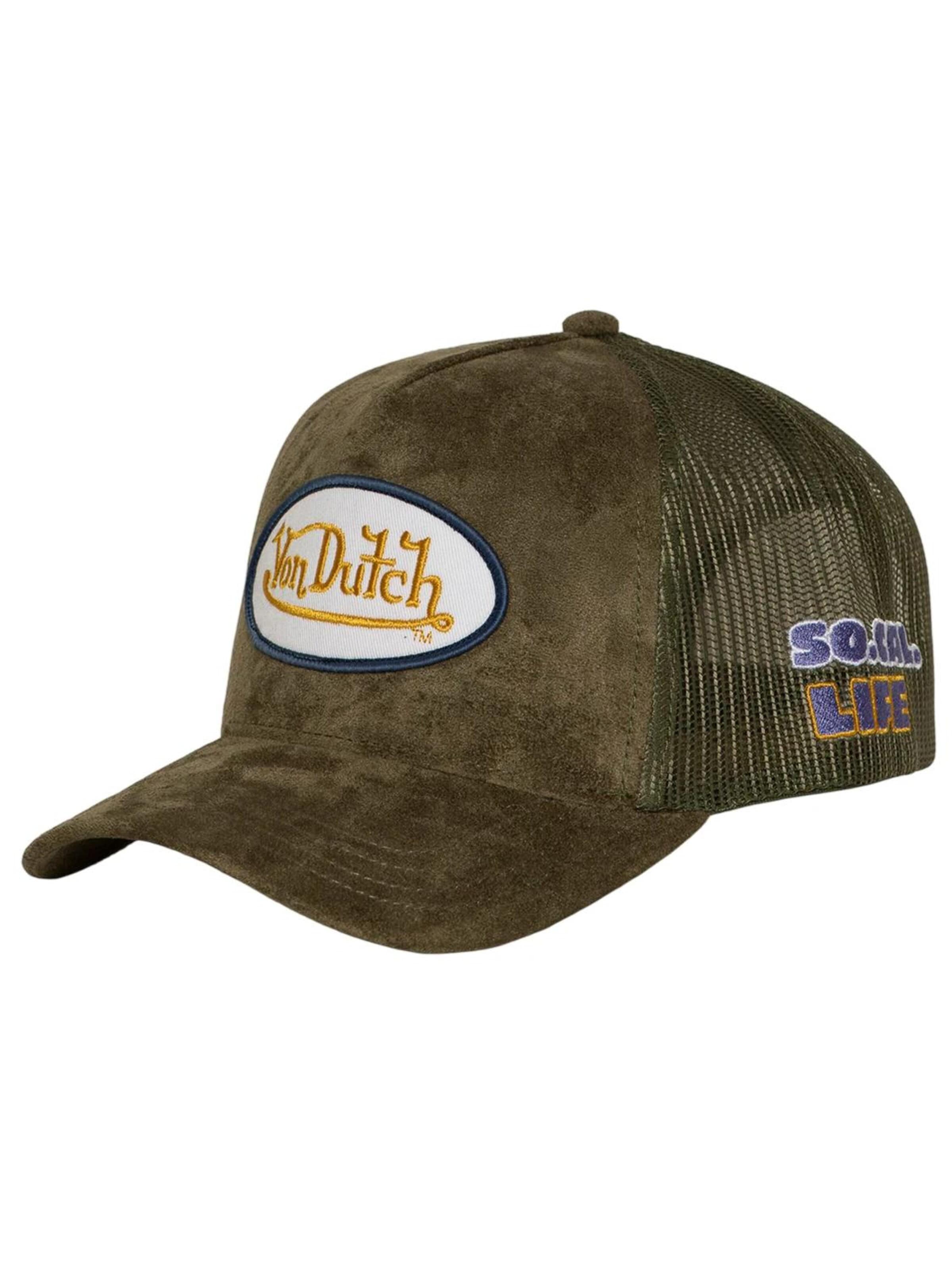 Von Dutch Cap in Green: front