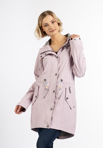 Schmuddelwedda Between-seasons parka in Pink: front