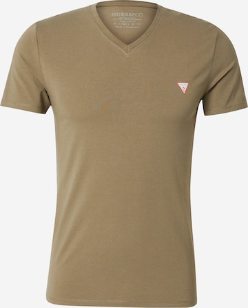 Maglietta di GUESS in verde: frontale