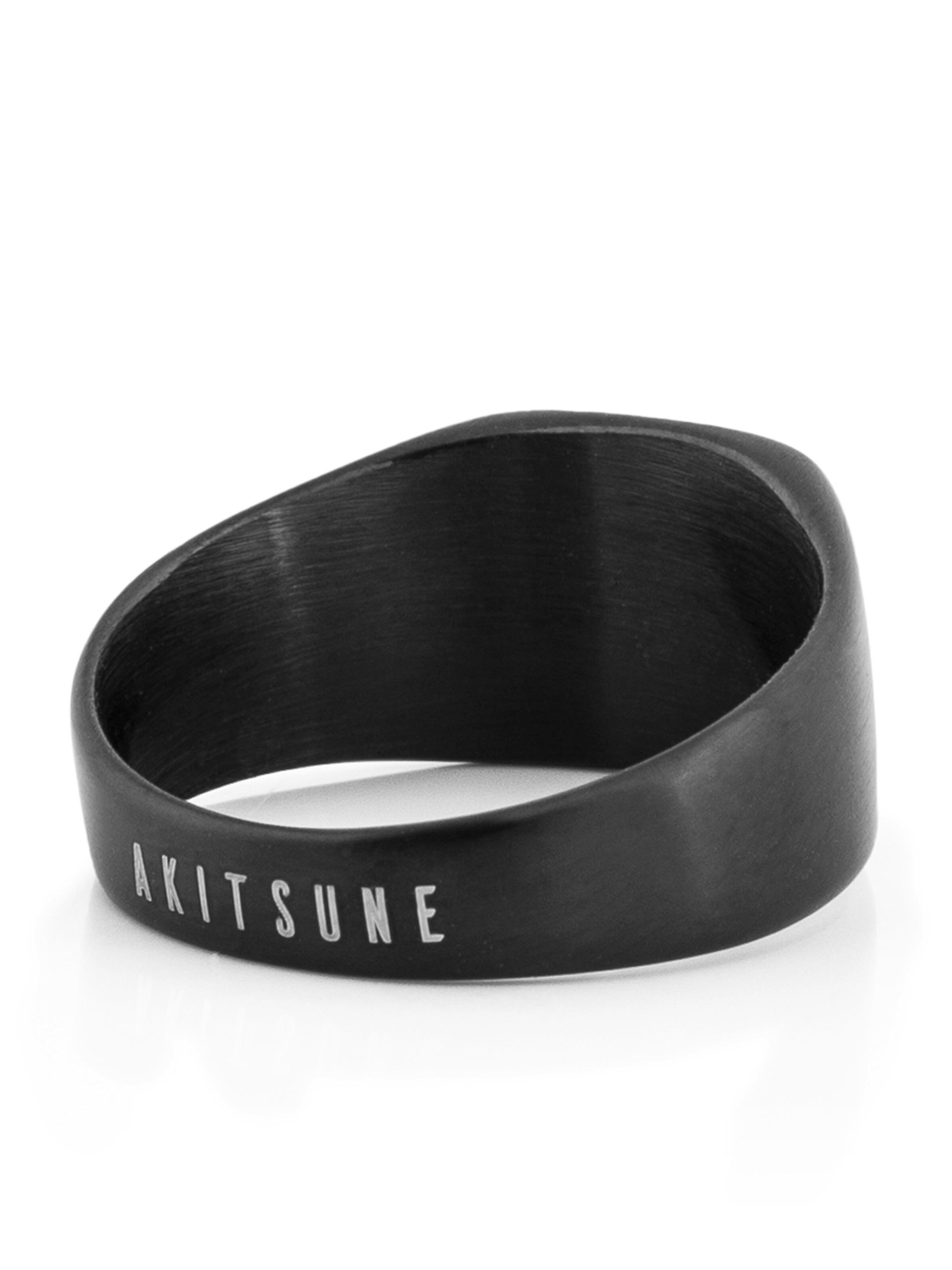 Akitsune Ring 'Solida'‌‌‌‌‌‌‌‌‌ in Schwarz