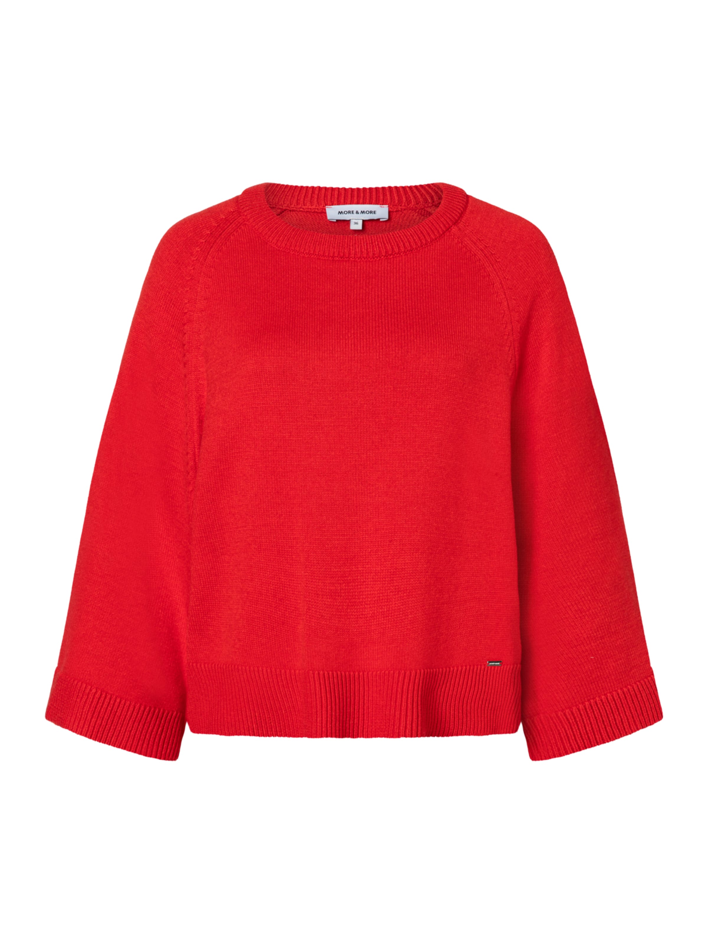 MORE & MORE Sweater in Red: front