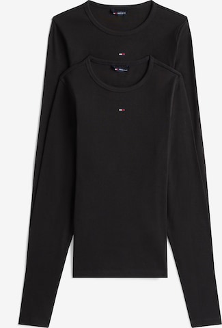 Tommy Jeans Футболка 'ESSENTIAL' в Черный: спереди