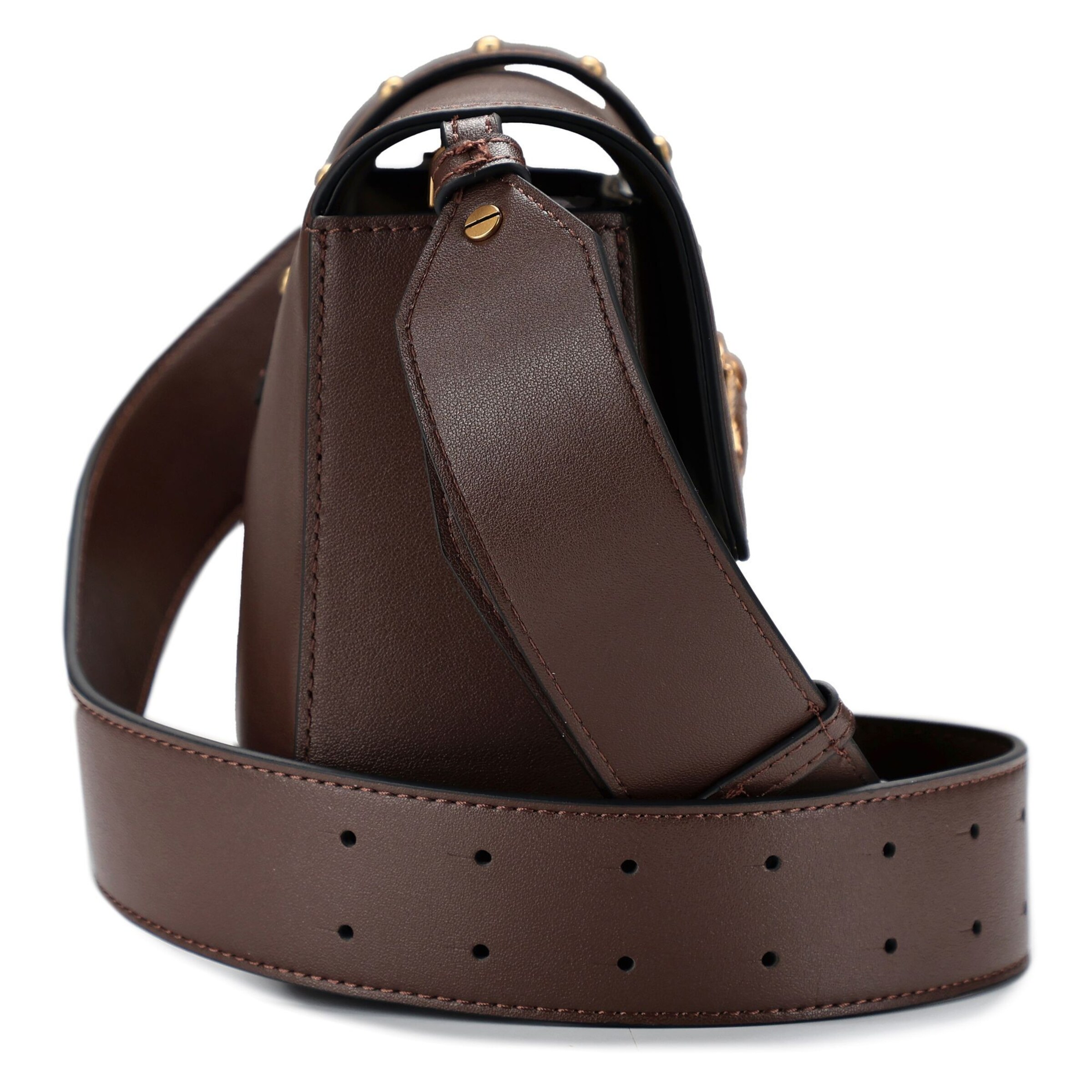 PINKO Schoudertas 'Love One ' in Bruin