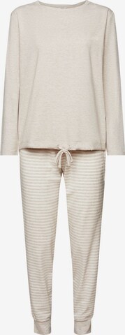 Pyjama ESPRIT en beige : devant