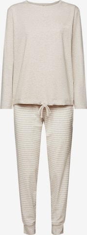 ESPRIT Pajama in Beige: front