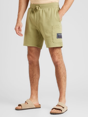 TOMMY HILFIGER Regular Shorts in Grün: predná strana