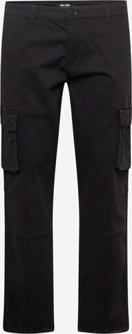 Regular Pantalon cargo 'CAM STAGE' Only & Sons en noir : devant