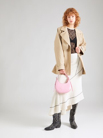 Moves Between-seasons coat 'Inas' in Beige