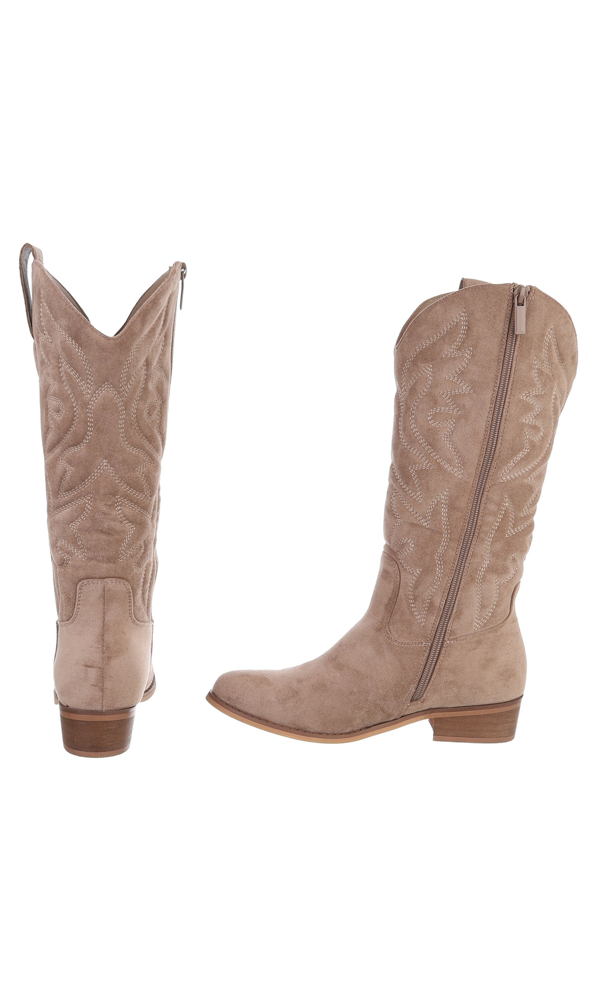 Ital-Design Cowboy Boots in Brown