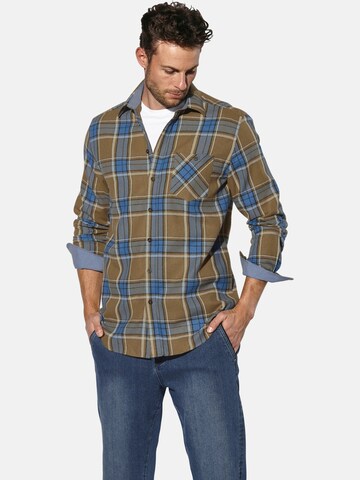 BABISTA Regular fit Button Up Shirt 'Saltinora' in Blue: front
