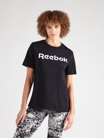 Reebok Koszulka w kolorze czarny: przód