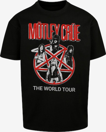 Merchcode T-Shirt  'Motley Crue - Vintage World Tour' in Schwarz: predná strana