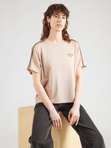 ADIDAS ORIGINALS Тениска 'FB' в бежово: отпред