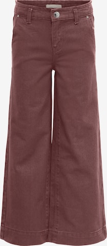 Pantalon 'New Brook' KIDS ONLY en marron : devant