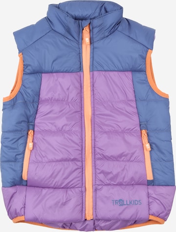 TROLLKIDS Vest 'Hardanger' in Purple: front