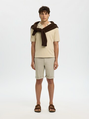 SELECTED Slim fit Chino trousers 'SLHLUTON' in Green