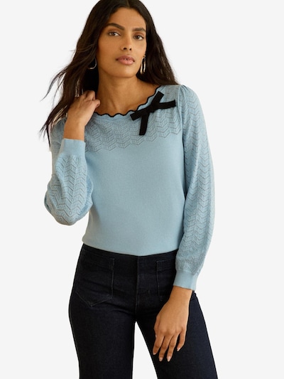love & roses Pullover 'Love & Roses' em S em azul / preto, Vista do artigo