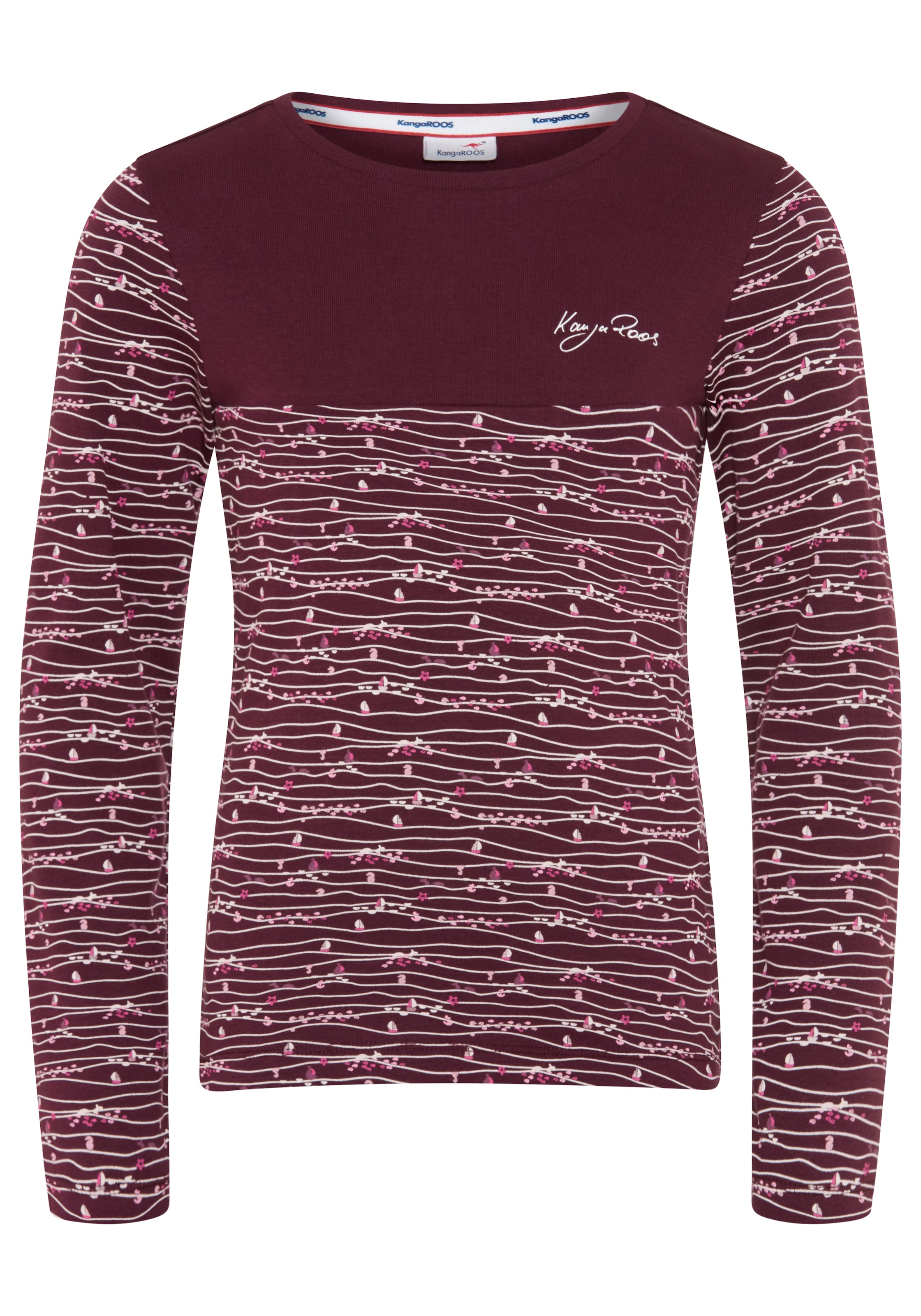 KangaROOS Shirt in Red: front