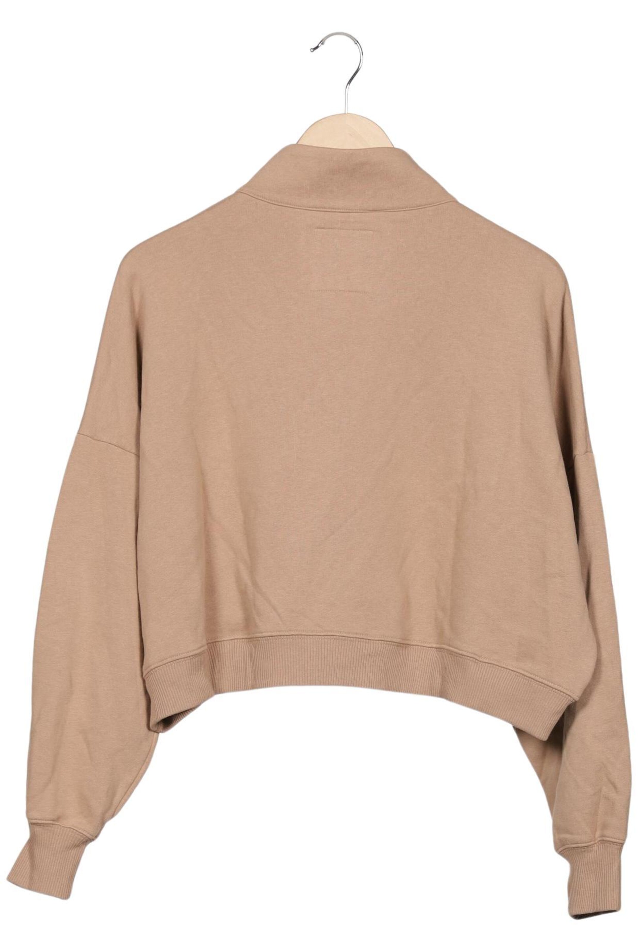 HOLLISTER Sweatshirt & Zip-Up Hoodie in L in Beige