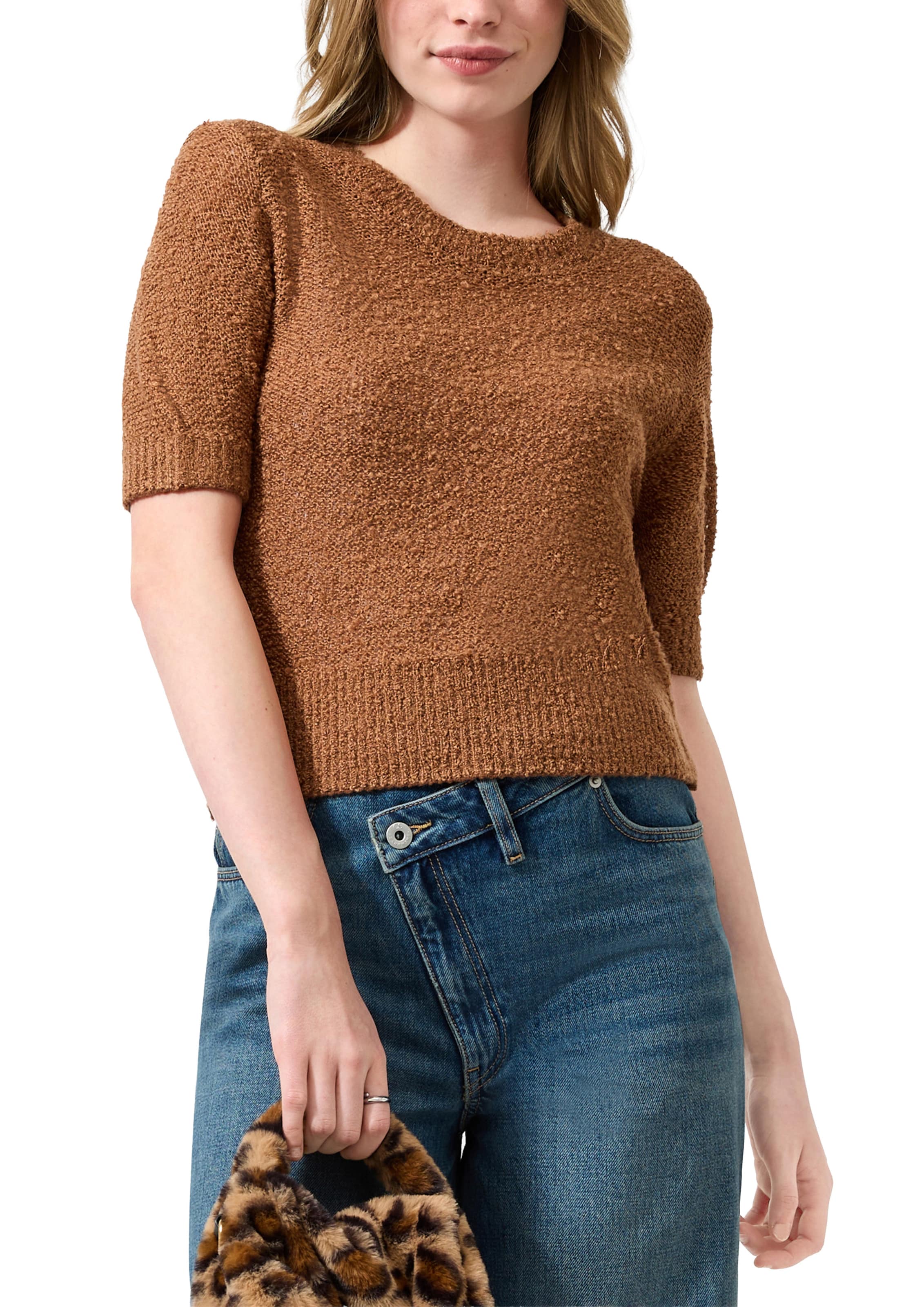 Pull-over QS en marron