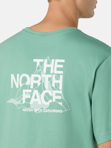 THE NORTH FACE Shirt 'Mountain Sketch' in Groen