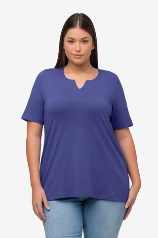 Ulla Popken Shirt in Blauw: voorkant