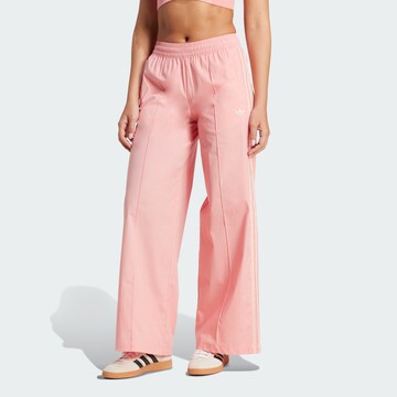 ADIDAS ORIGINALS Wide leg Trousers in Pink: front
