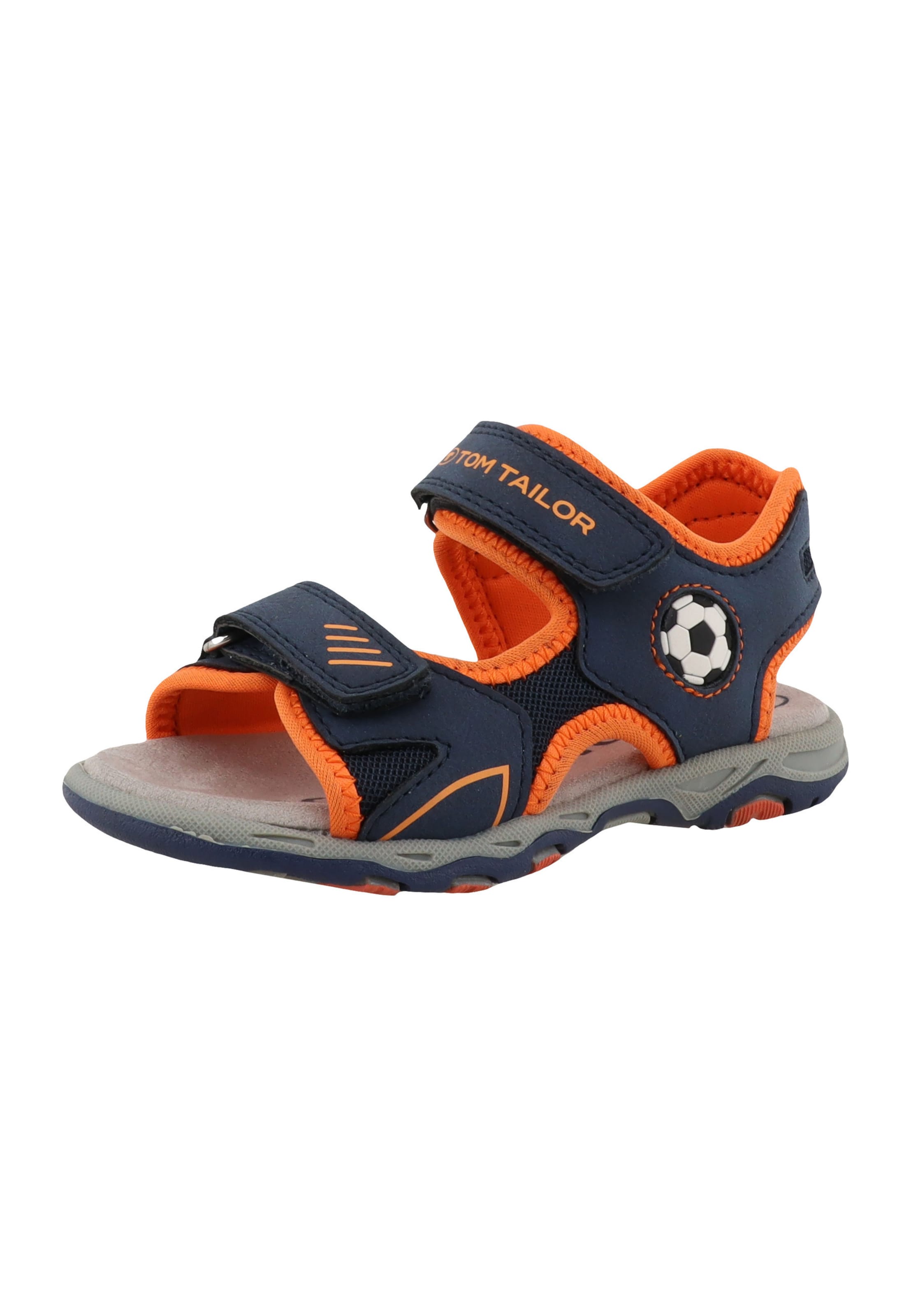 TOM TAILOR Buty otwarte w kolorze niebieski: przód