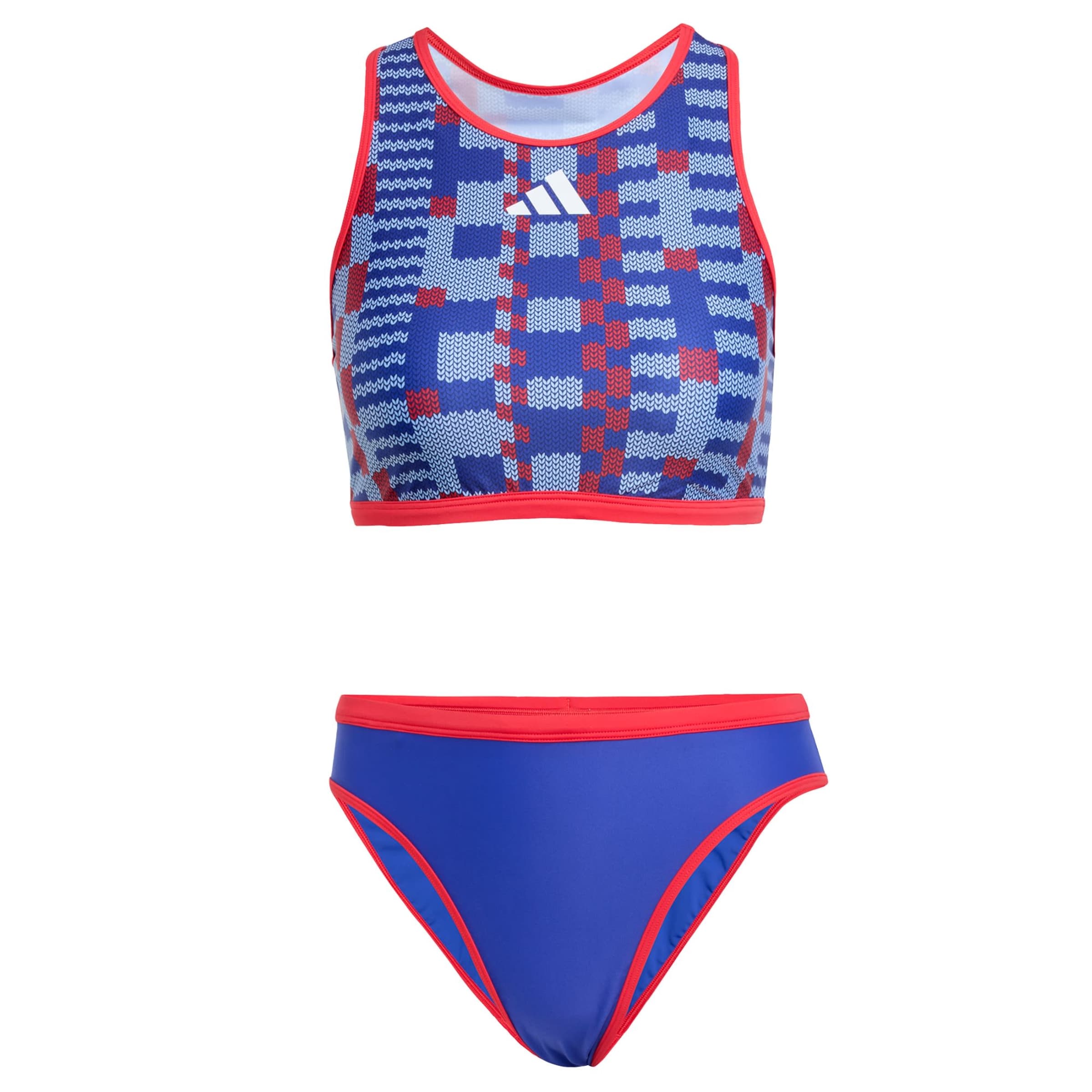 ADIDAS PERFORMANCE Bustier Sportbikini 'Tom Daley' in Blauw: voorkant