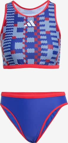 ADIDAS PERFORMANCE - Bustier Bikini deportivo 'Tom Daley' en azul: frente