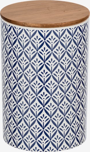 Wenko Aufbewahrungsdose 'Lorca' in blau / braun / weiß, Produktansicht