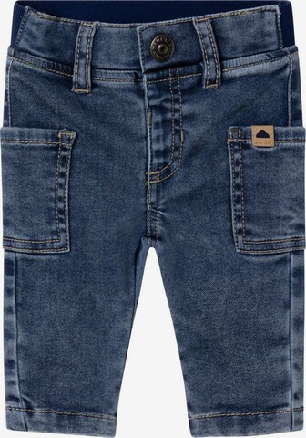 NAME IT Slimfit Jeans in Blauw: voorkant