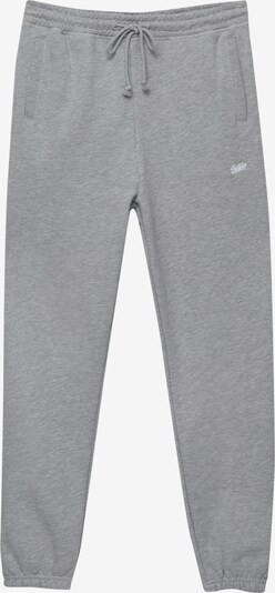 Pull&Bear Pants in mottled grey / White, Item view
