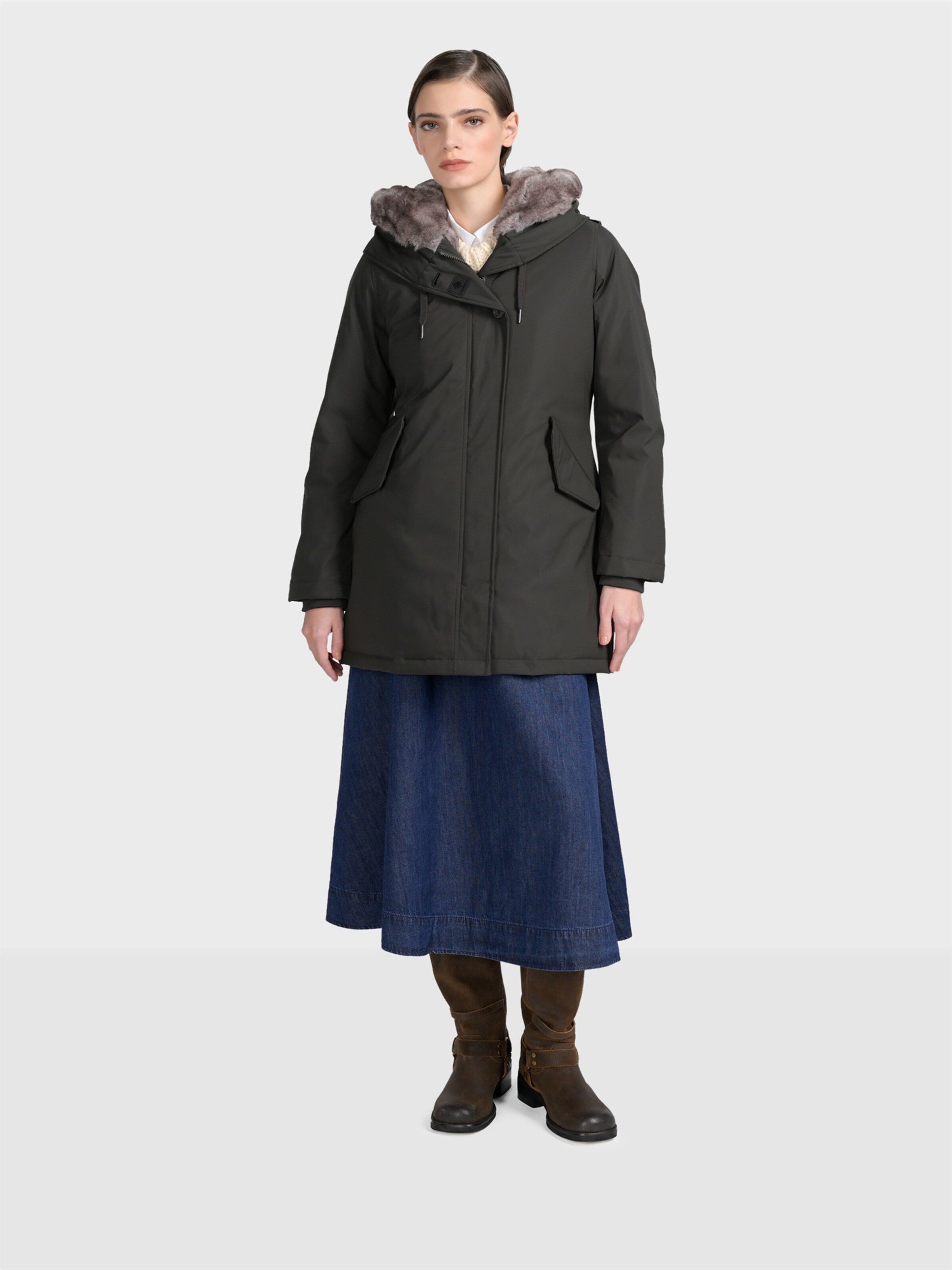 Canadian Classics Winter jacket 'Lanigan' in Brown: front