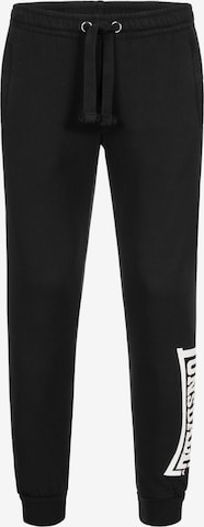 LONSDALE Tapered Housut 'BICKENHILL' värissä musta: etupuoli
