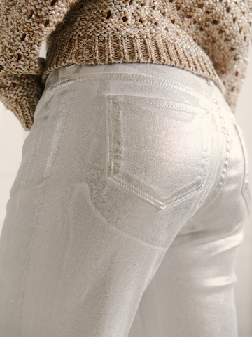 Guido Maria Kretschmer Women Regular Jeans 'Lucky' i sølv