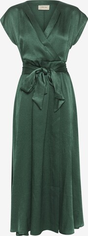 Cream Evening Dress 'Loretta' in Green: front