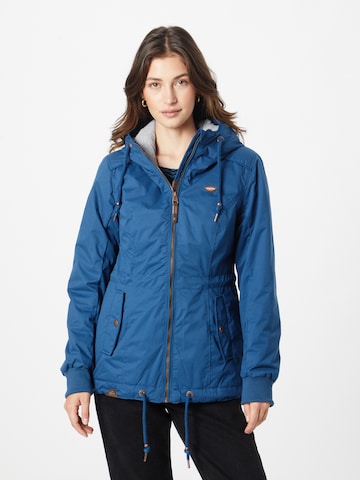 Ragwear Between-Seasons Parka 'DANKKA' in Blue: front