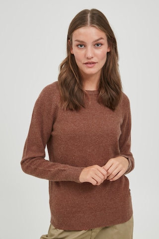 Oxmo Sweater 'MARIA' in Brown: front