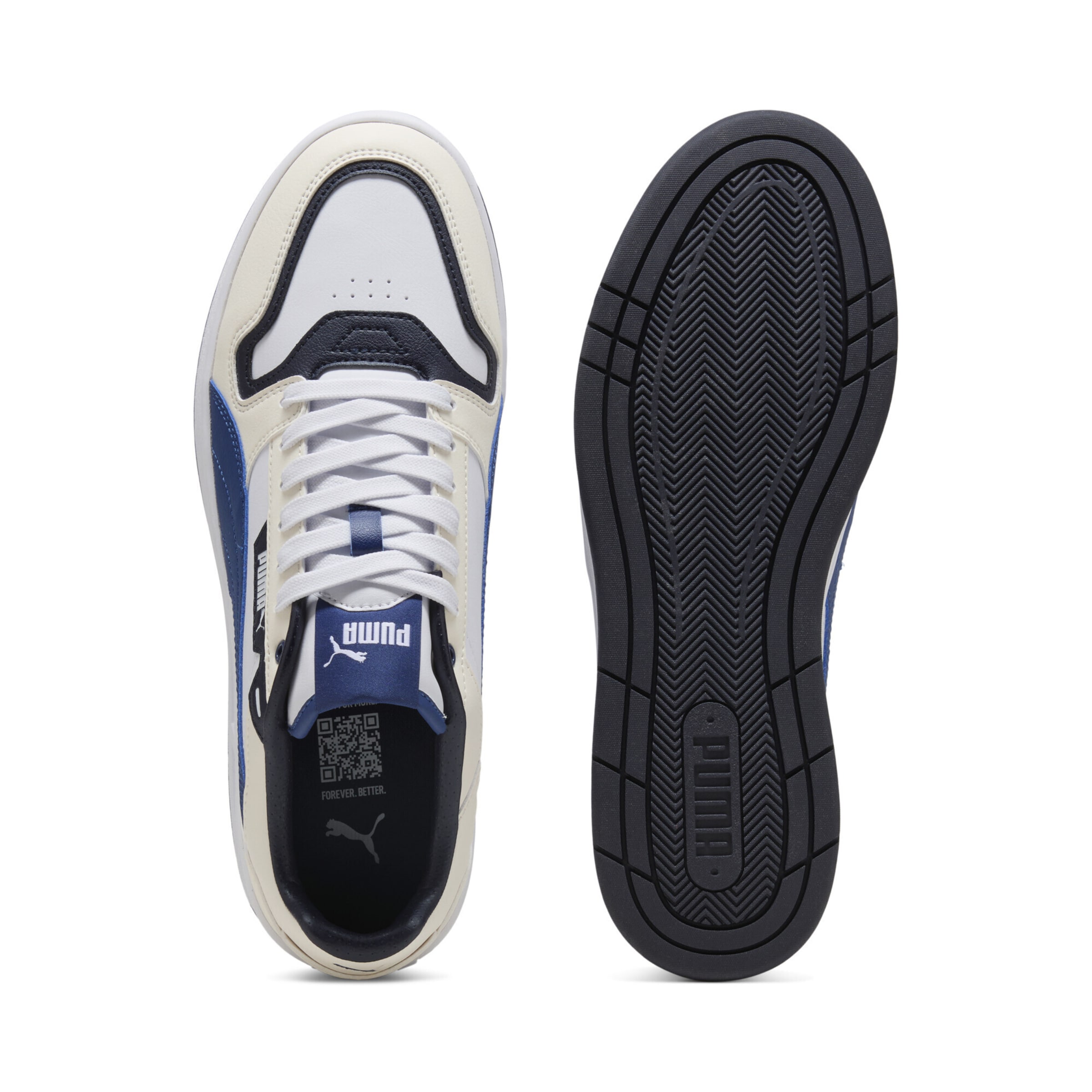 Baskets basses 'Court Classic Street' PUMA en blanc