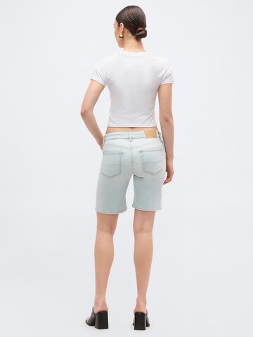Coupe slim Jean 'Poppy' Pepe Jeans en bleu