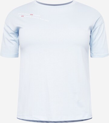 Trendyol Curve T-Shirt in Blau: predná strana