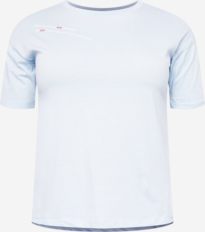 Trendyol Curve T-Shirt in hellblau / rot / weiß, Produktansicht