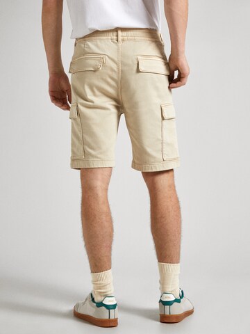 Pepe Jeans Regular Cargo Pants 'GYMDIGO' in Beige