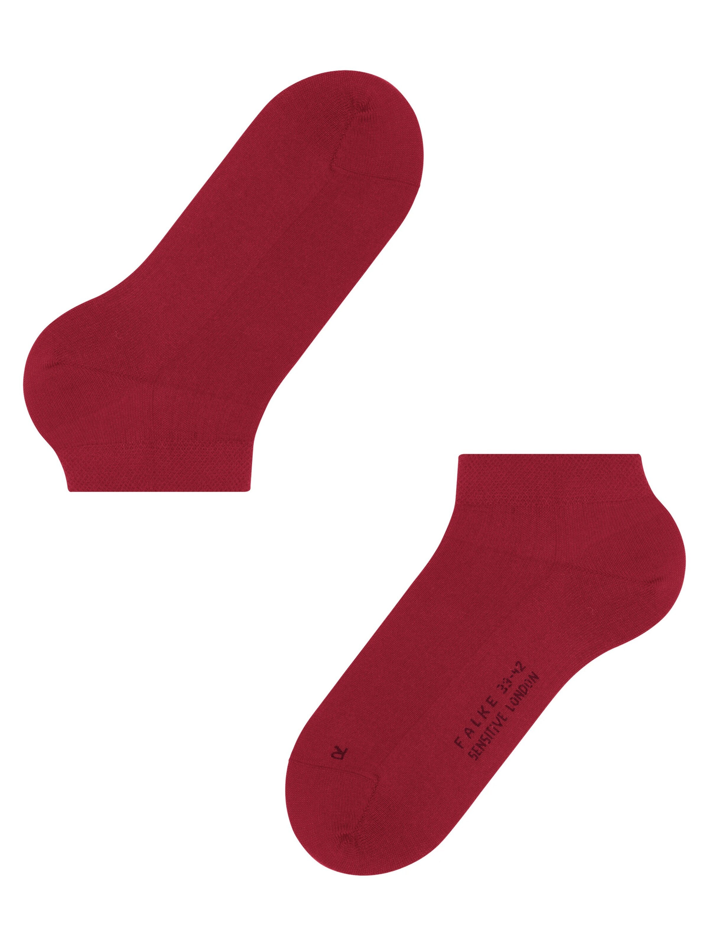 FALKE Socken 'Sensitive London'‌‌‌‌‌‌‌‌‌‌ in Rot
