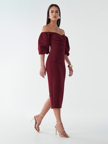 BWLDR Cocktailklänning 'Jessamy' i röd