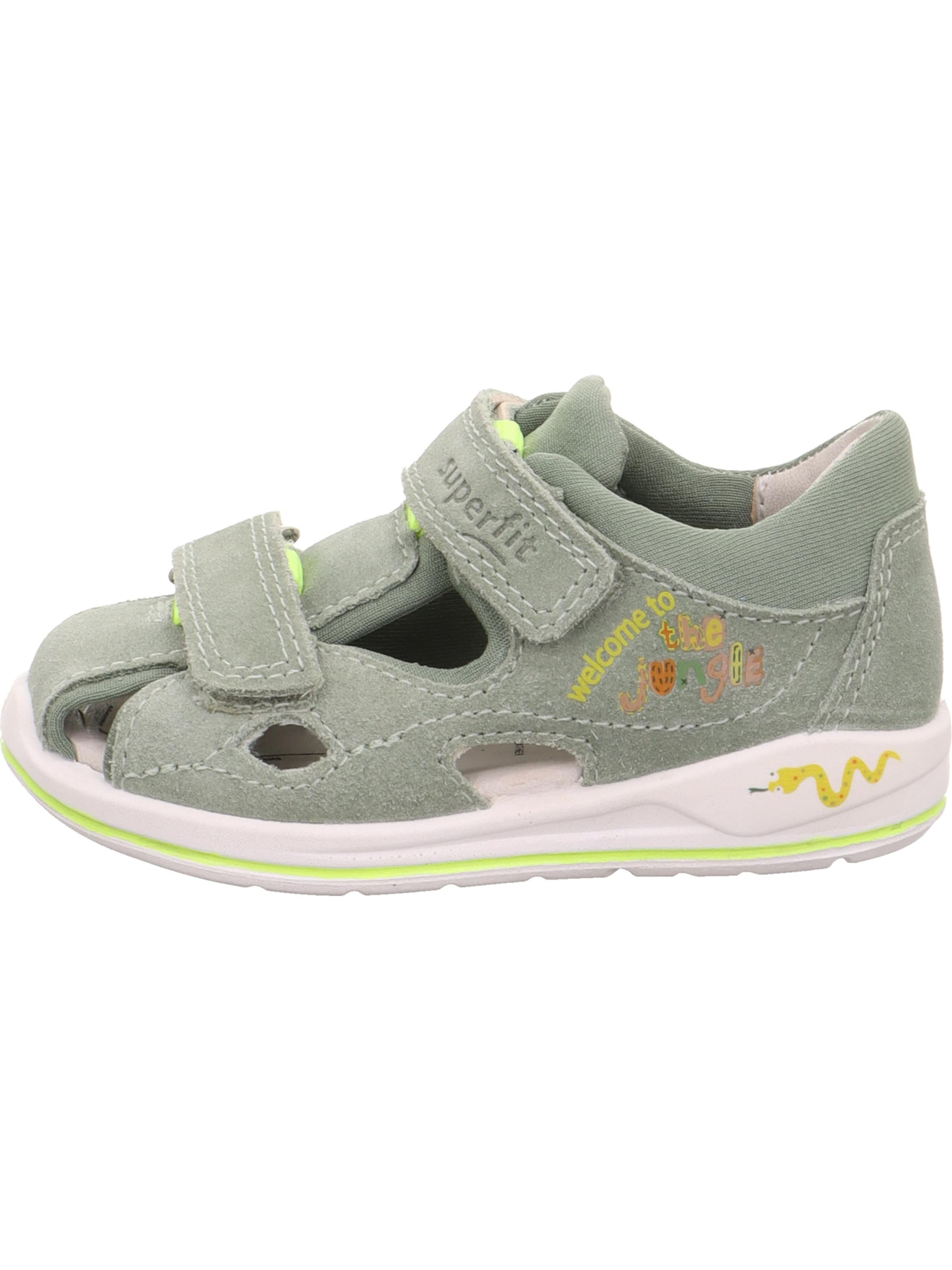 SUPERFIT First-Step Shoes 'Boomerang' in Green