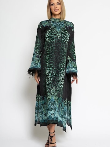 JIORO Oversized jurk 'LEO' in Groen